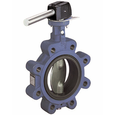 Butterfly valve Type: 714MH Ductile cast iron/Stainless steel Centric Handle Lug type